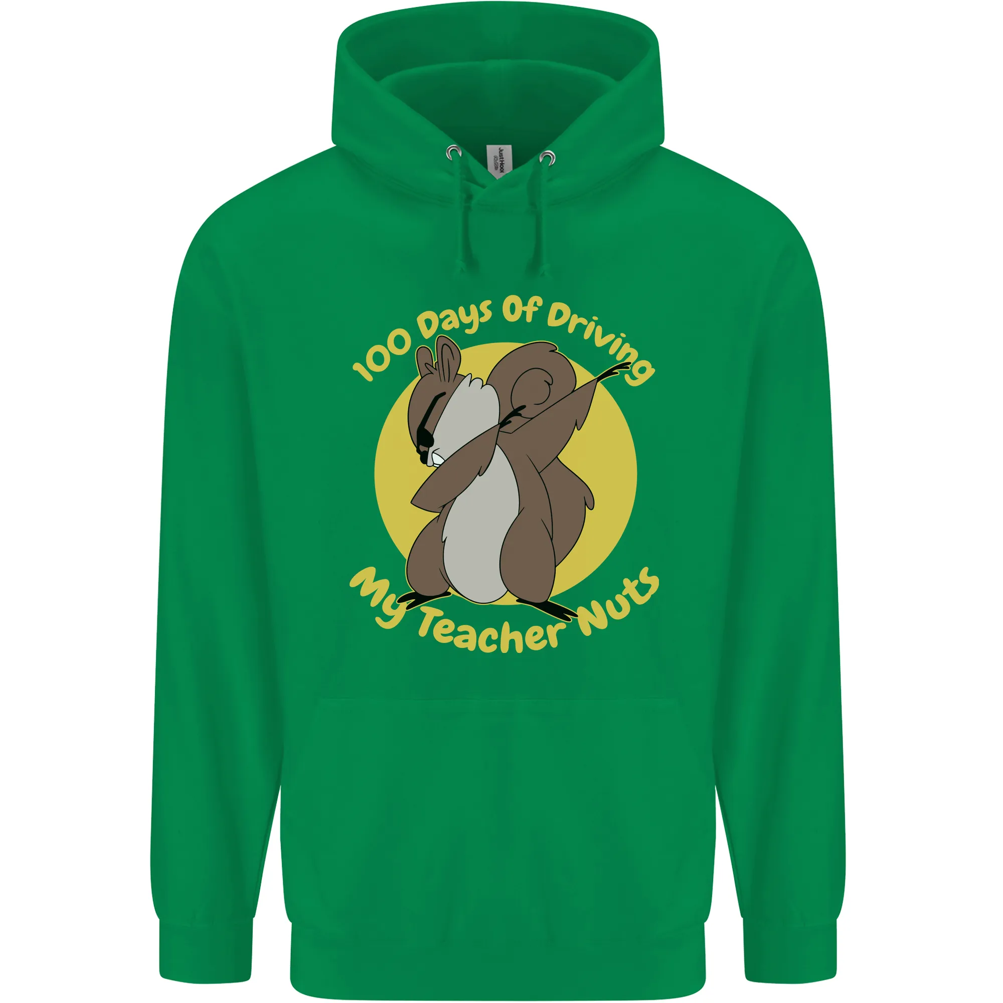 100 Days of Driving My Teacher Nuts Mens 80% Cotton Hoodie