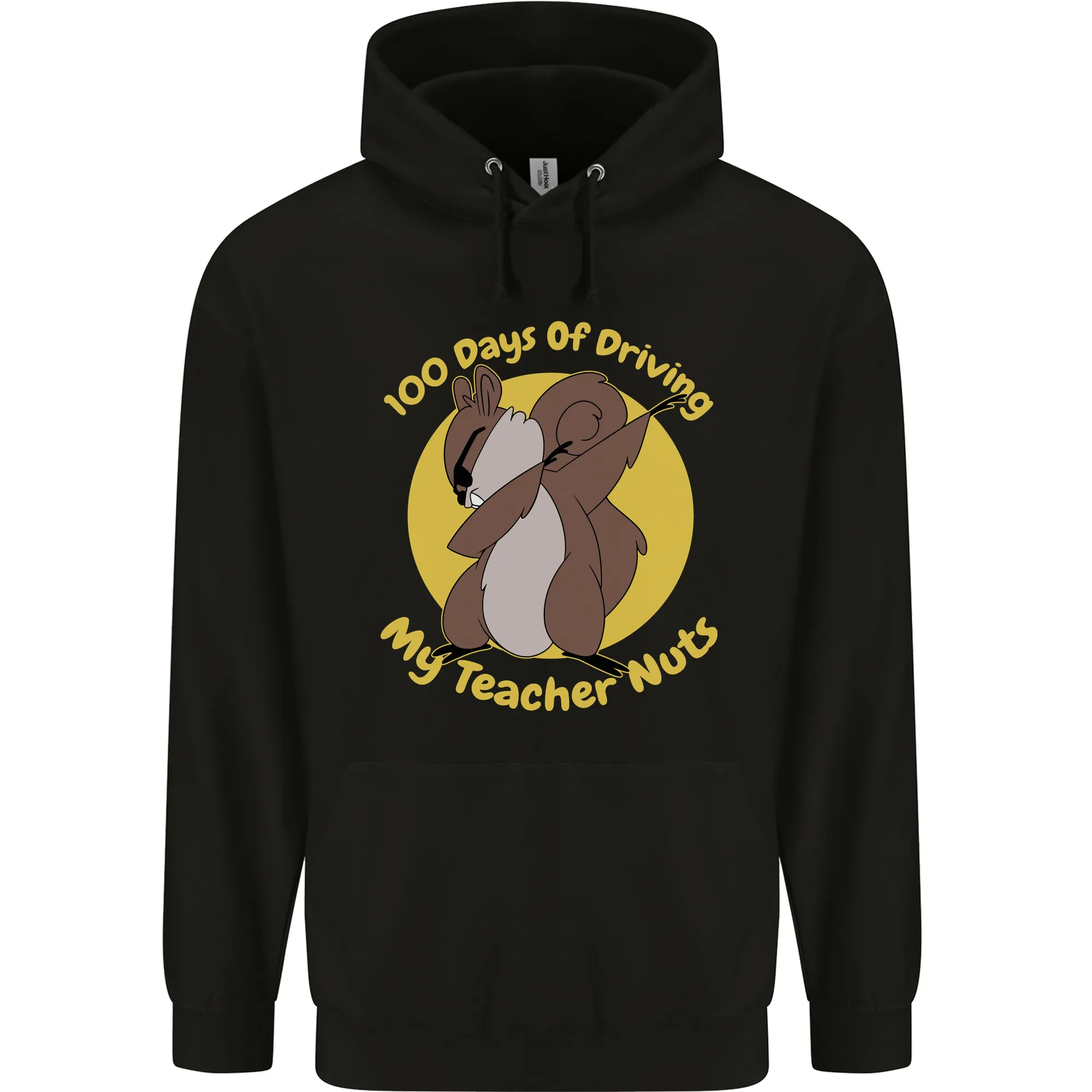 100 Days of Driving My Teacher Nuts Mens 80% Cotton Hoodie