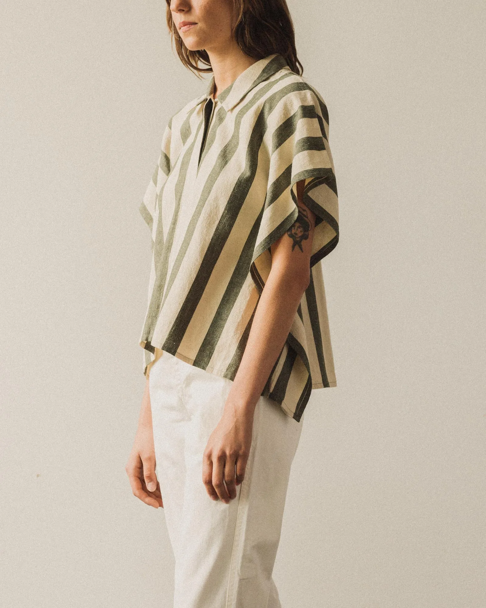 7115 Striped Swing Shirt, Light Stripe