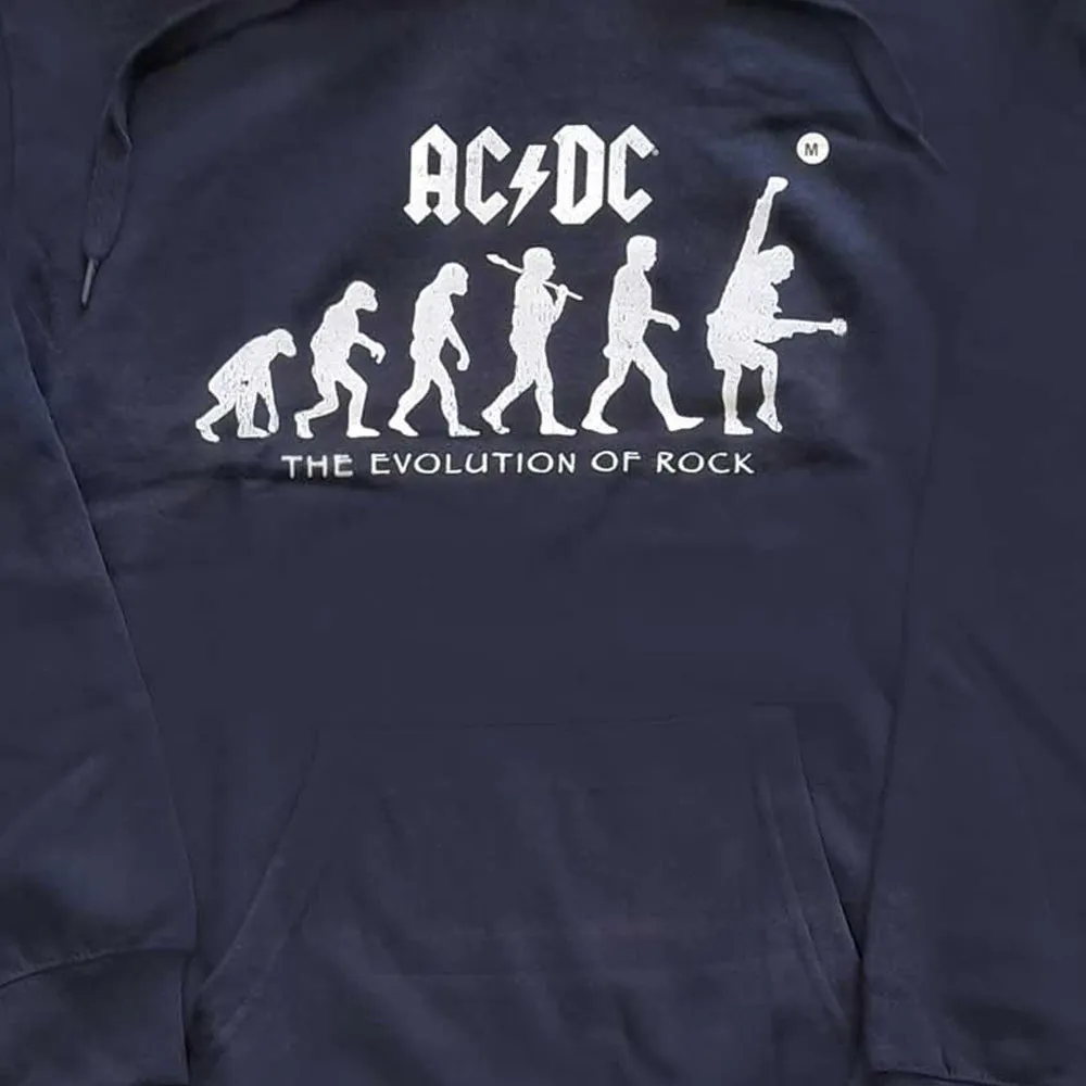 AC/DC Unisex Adult The Evolution of Rock Pullover Hoodie