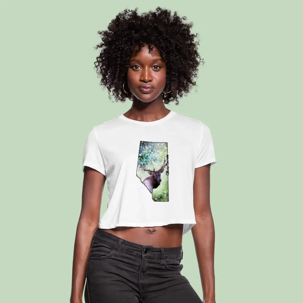 Alberta Bound Graphic Crop Tee