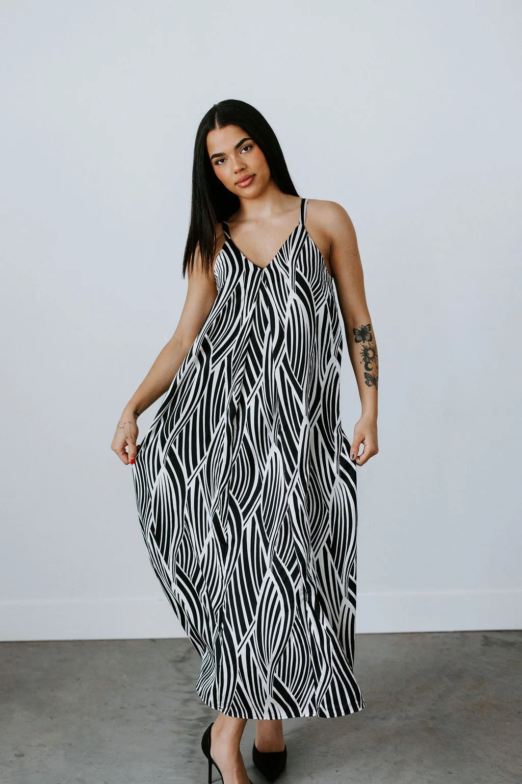 Amari Printed Dress