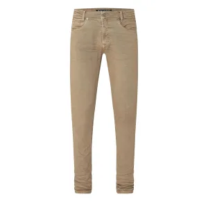 ARNE PIPE COMFORT STRETCH JEANS - HAVANNA