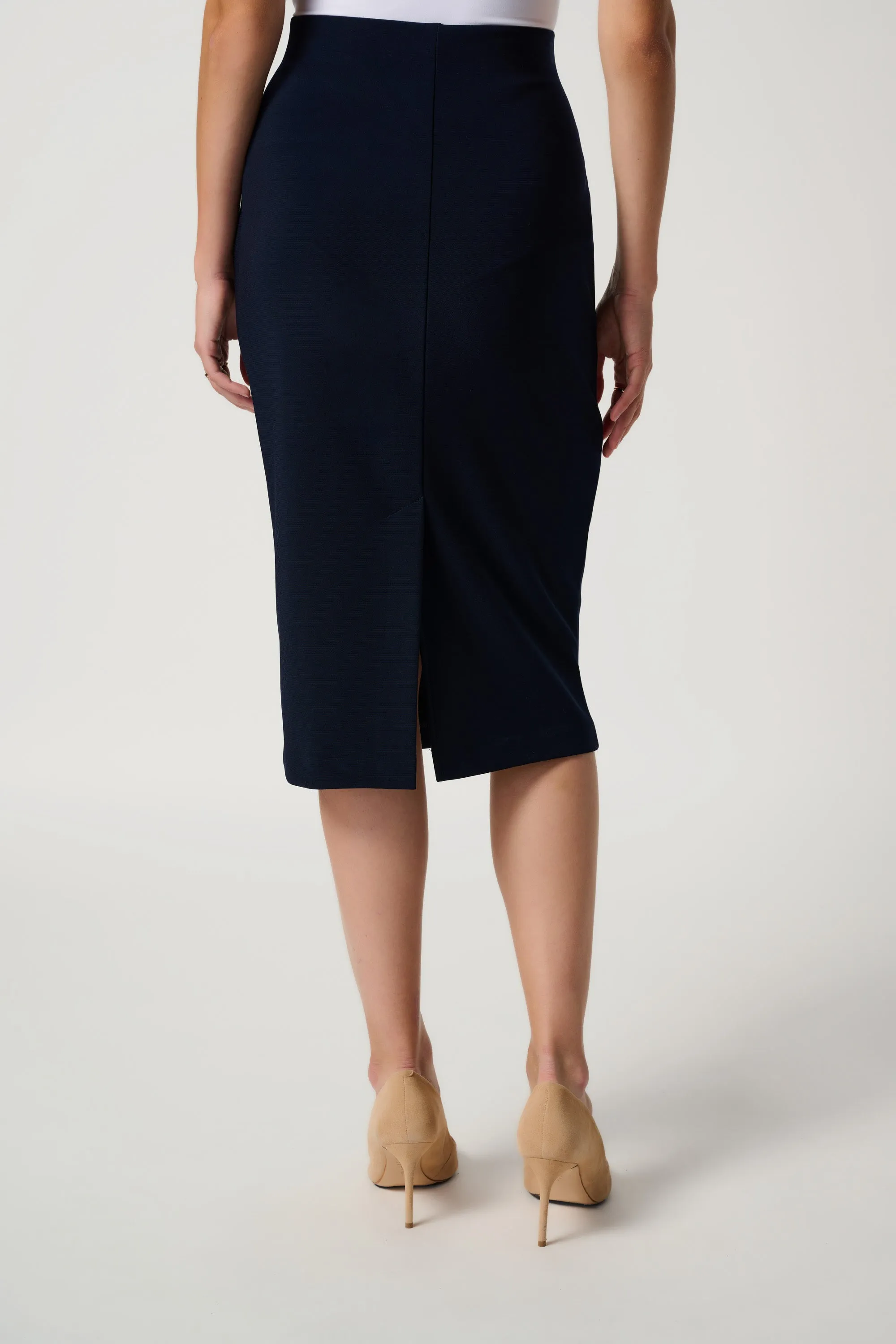 Classic Long Pencil Skirt