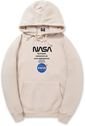 CORIRESHA Teen's NASA Hoodie Casual Drawstring Long Sleeve Fall Soft Cotton Sweatshirt