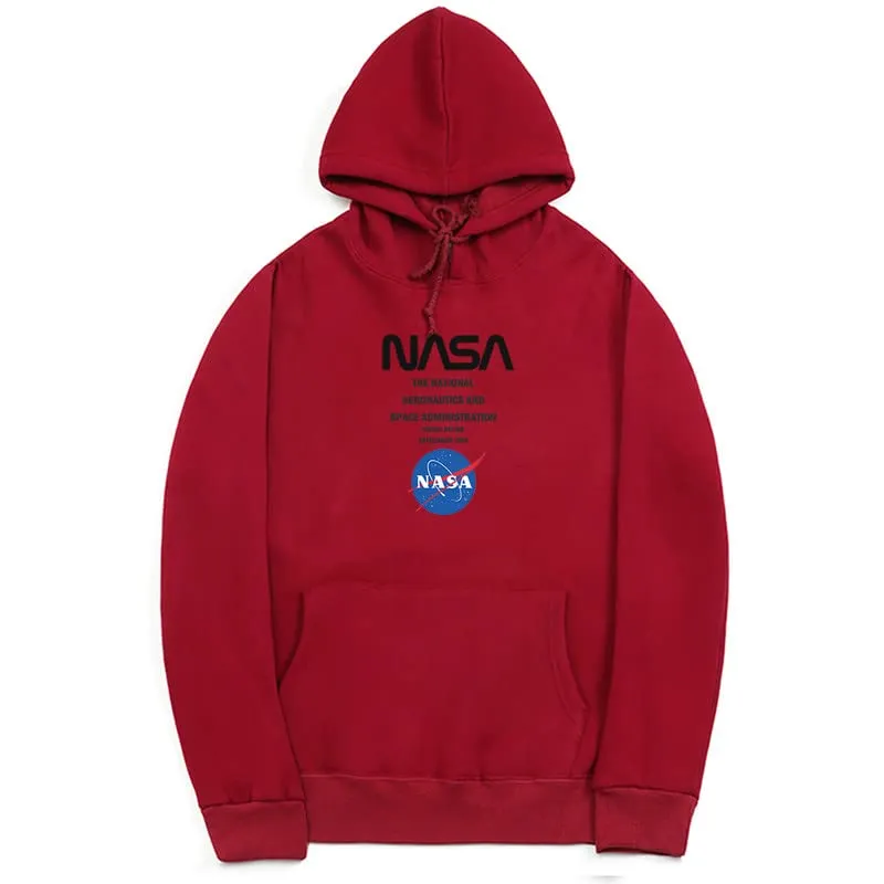 CORIRESHA Teen's NASA Hoodie Casual Drawstring Long Sleeve Fall Soft Cotton Sweatshirt