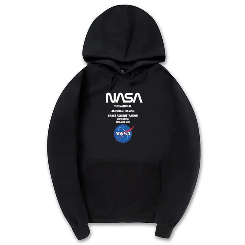 CORIRESHA Teen's NASA Hoodie Casual Drawstring Long Sleeve Fall Soft Cotton Sweatshirt