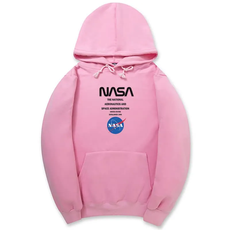 CORIRESHA Teen's NASA Hoodie Casual Drawstring Long Sleeve Fall Soft Cotton Sweatshirt