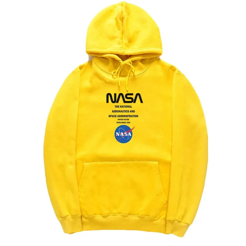 CORIRESHA Teen's NASA Hoodie Casual Drawstring Long Sleeve Fall Soft Cotton Sweatshirt