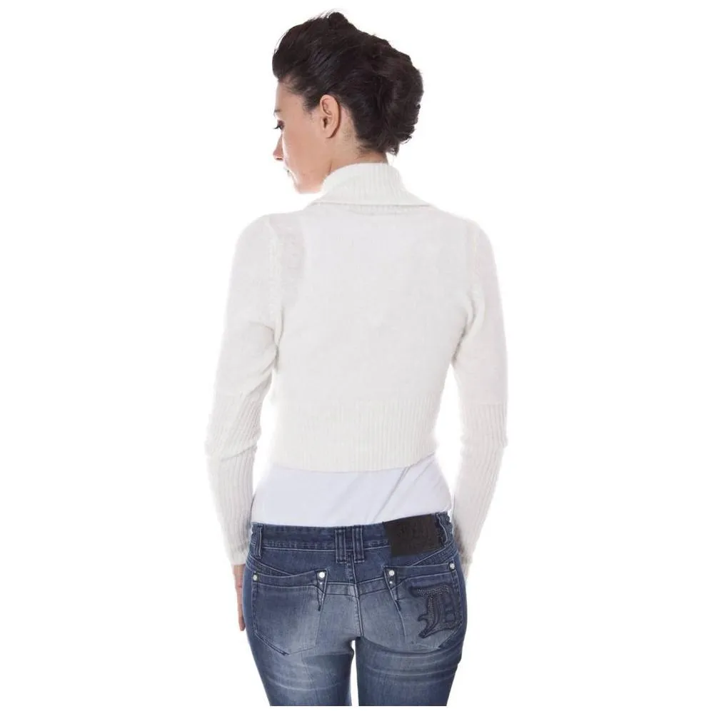 Datch White Wool Sweater