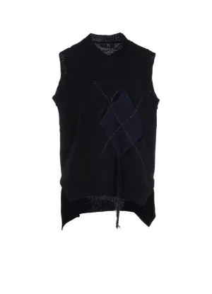 JERSEY X ARGYLE VEST