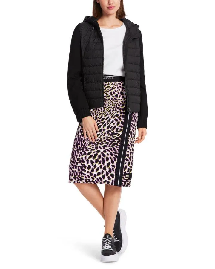 Marc Cain Animal Print Scuba Pencil Skirt