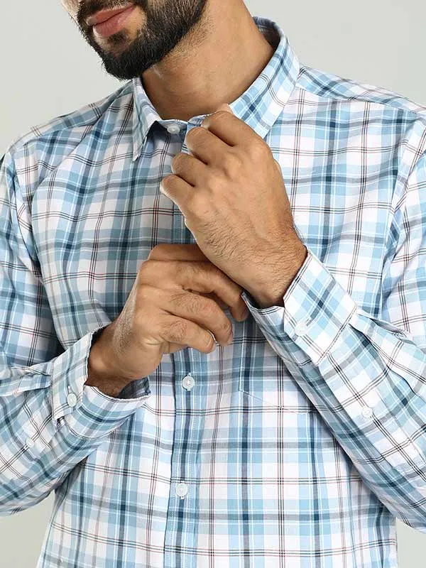 Men Checked Full Sleeve Cotton Shirt