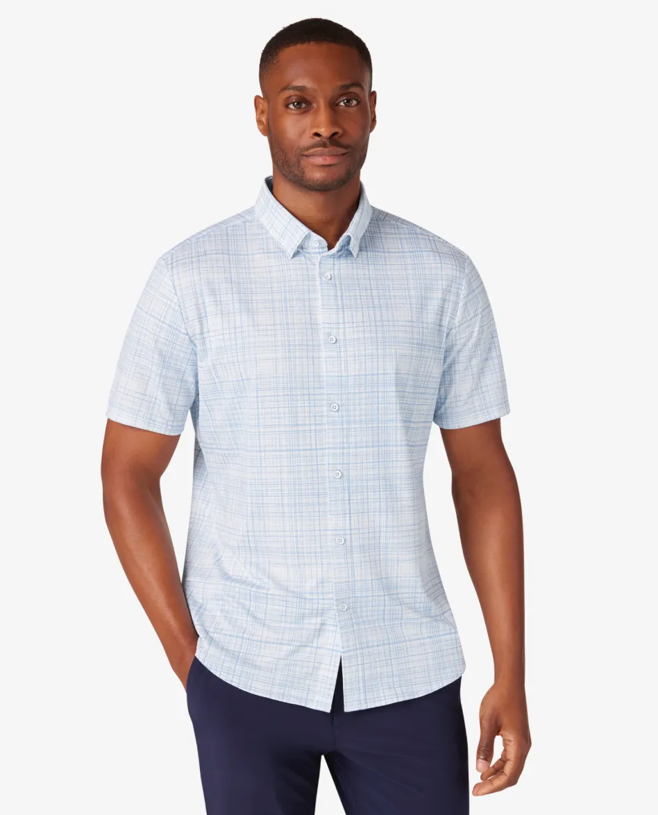 Mizzen   Main Halyard SS Dress Shirt Carolina Breezy Plaid