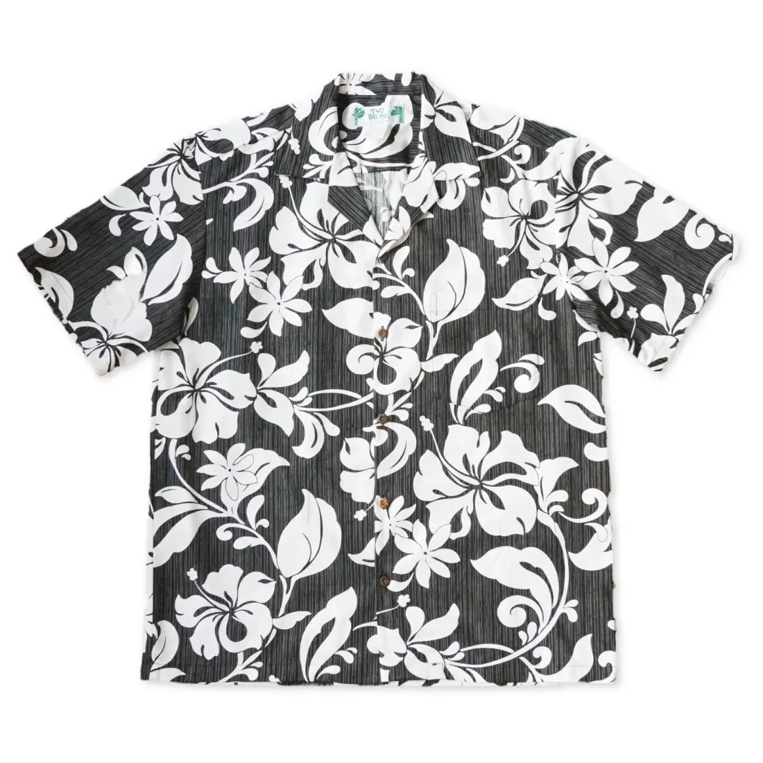 Nanakuli Black Hawaiian Cotton Shirt