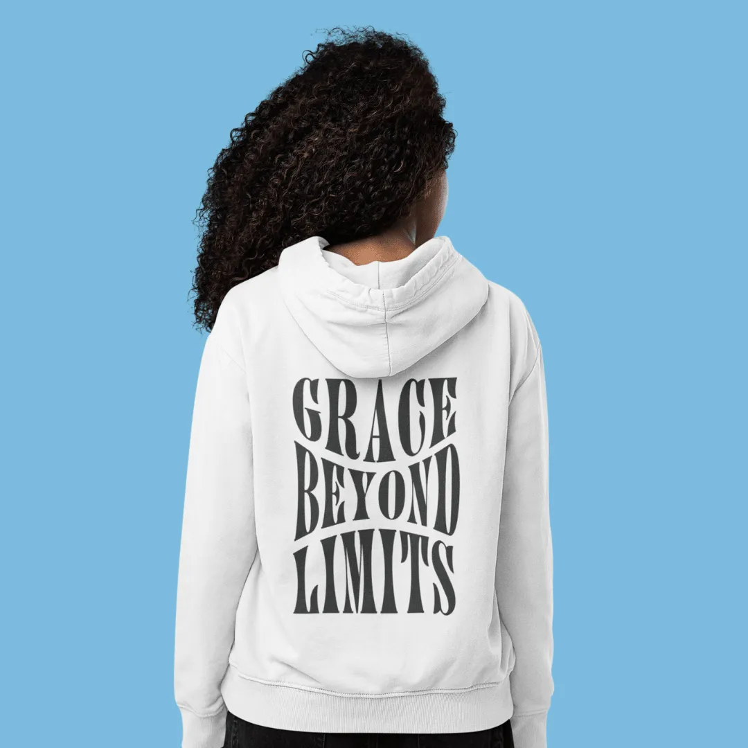 "Infinite Grace" Hoodie - White/Black