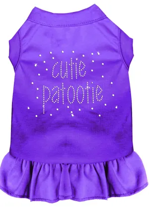 Rhinestone Cutie Patootie Dress Purple 4x (22)