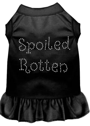 Spoiled Rotten Rhinestone Dress Black Xl (16)