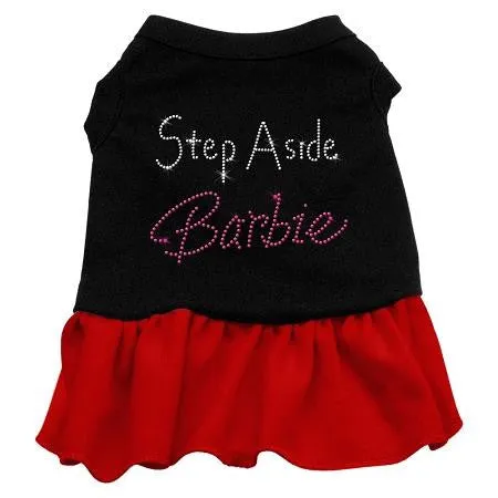 Step Aside Barbie Rhinestone Dress Black with Red XXL (18)