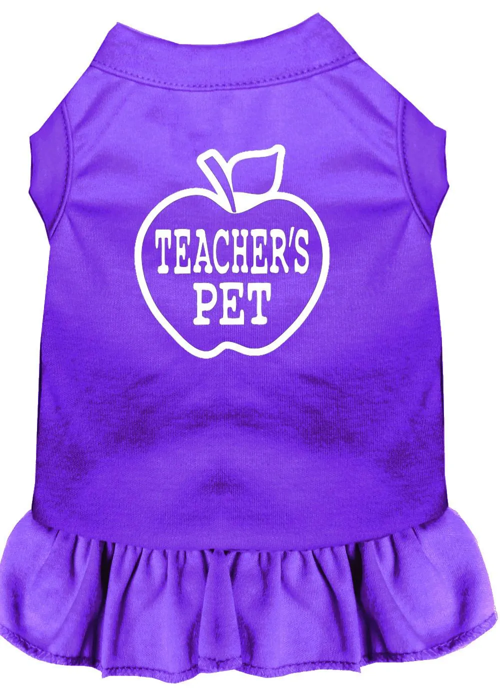 Teachers Pet Screen Print Dress Purple Med (12)