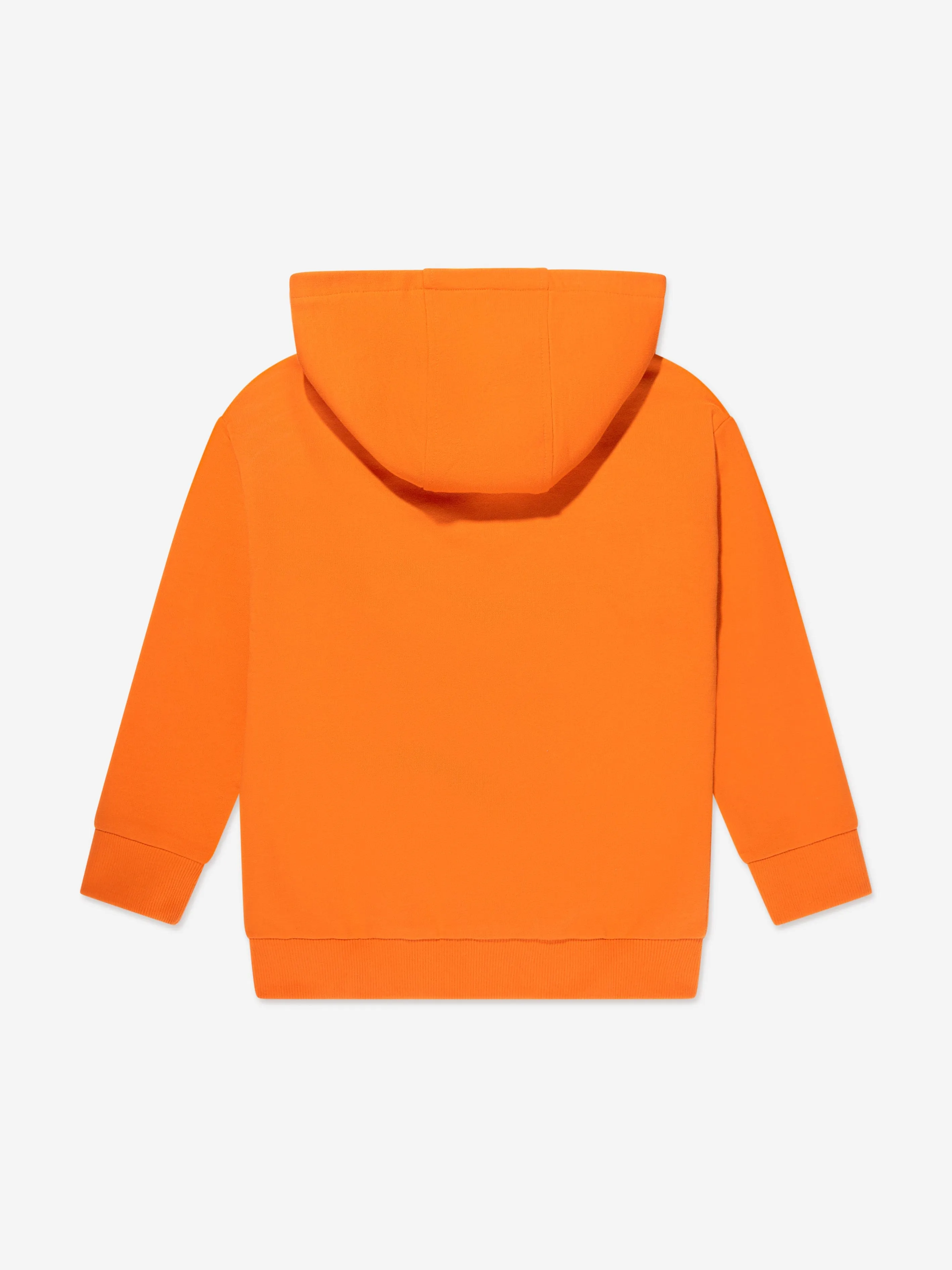 Versace Kids Safety Pin Logo Hoodie in Orange