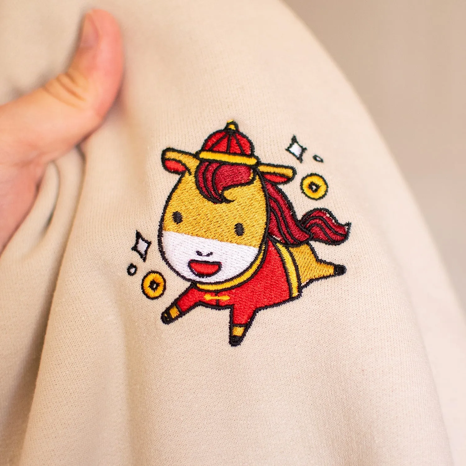 Year of the Horse Embroidered Hoodie